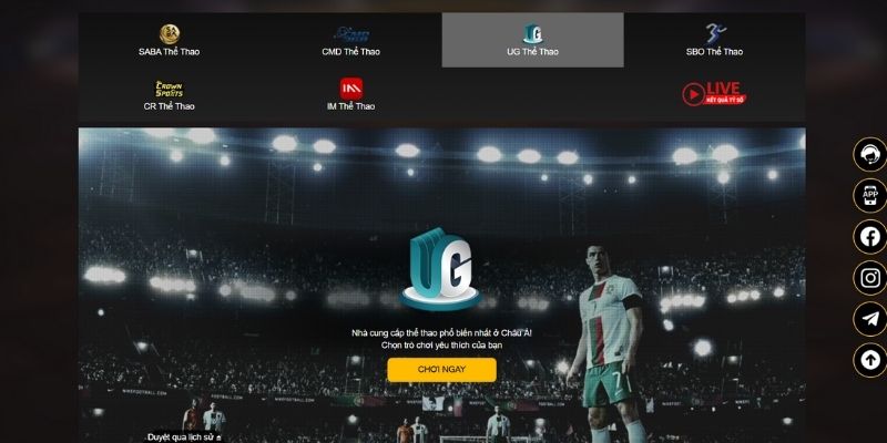 United Gaming ông trùm trong là sport